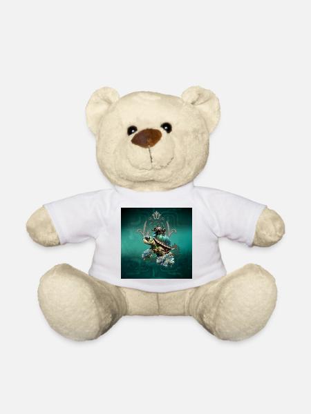 Einzigartige Steampunk-Schildkröte. - Teddy - Weiß