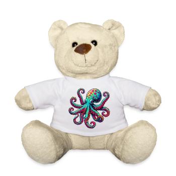 Pieuvre - Nounours - blanc - Devant