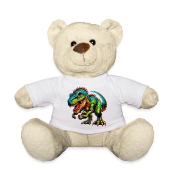 Dinosaurier - Teddy - Weiß - Vorne