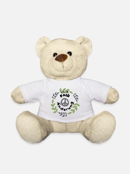 zeit für fair änderung umweltschutz statement - Teddy - Weiß