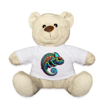 Chameleon - Teddy Bear - white - Front