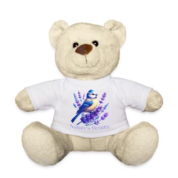 La beauté de la nature bleue - Nounours - blanc - Devant