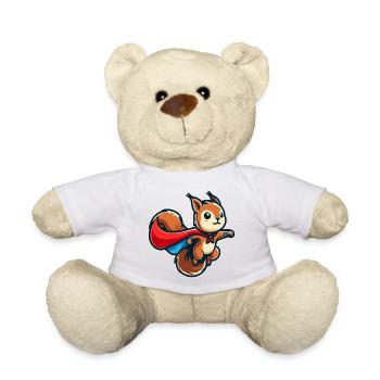 Eichhörnchen: Der verrückte Verteidiger - Teddy - Weiß - Vorne