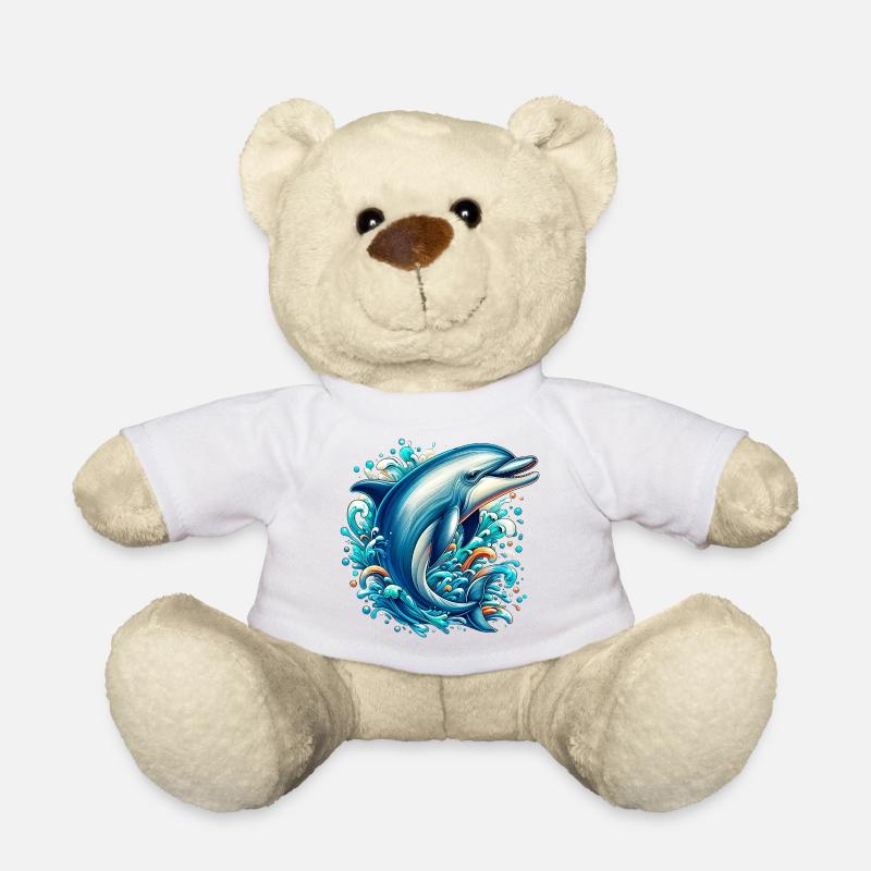 Delfin - Teddy - Weiß