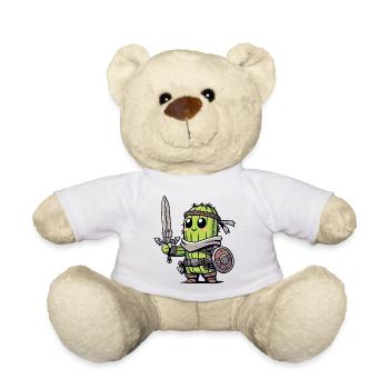 Avocado Knight: Der Bravocado-Krieger - Teddy - Weiß - Vorne