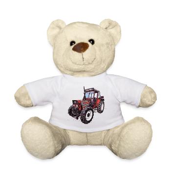 Roter Traktor DT 65 90 - Teddy - Weiß - Vorne