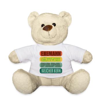 VATERTAG EHEMANN PAPA GARTEN GÄRTNER - Teddy - Weiß - Vorne