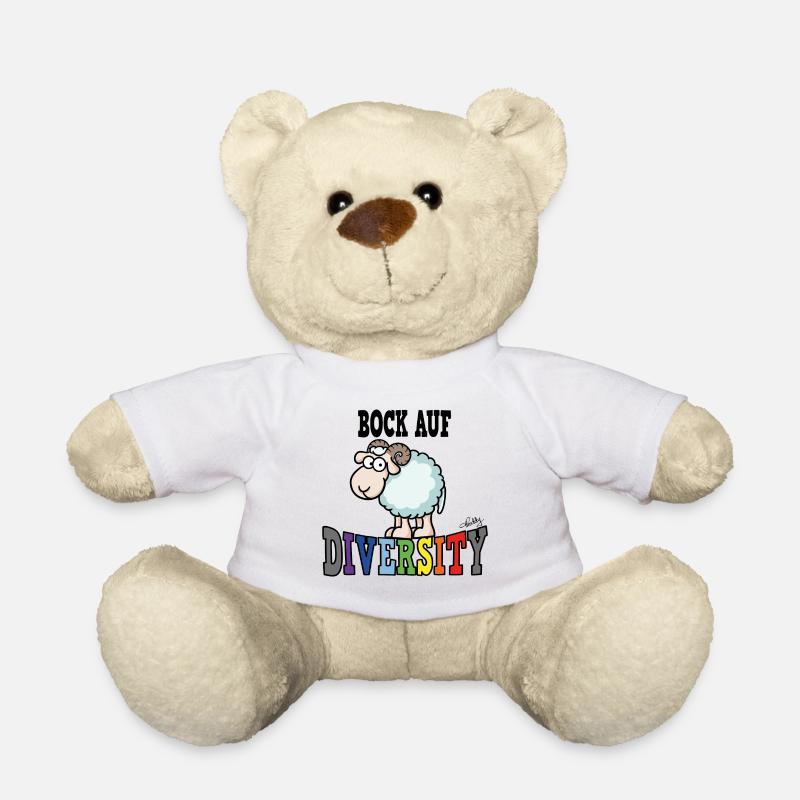 Bock auf Diversity - Teddy - Weiß