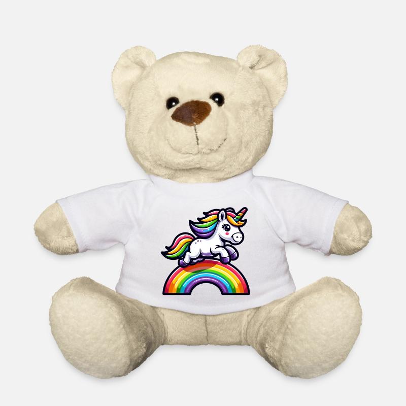 Radiant Rainbow Unicorn: Die magische Stute - Teddy - Weiß