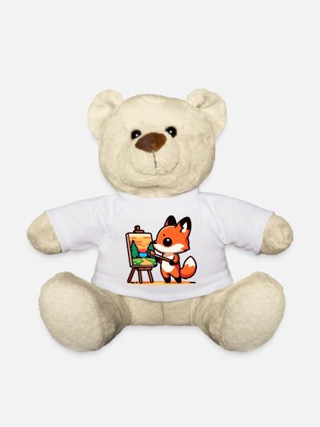 Fox Palette: Der Waldmaler - Teddy - Weiß