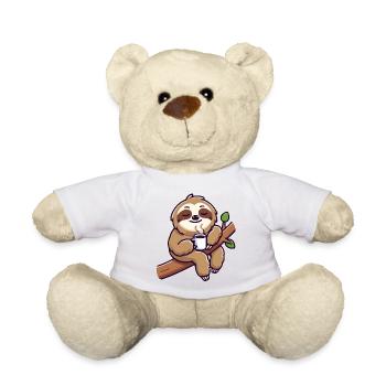Sloth Sipper : la chaise longue tranquille - Nounours - blanc - Devant