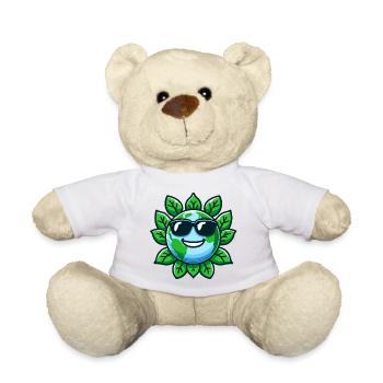 Cool Planet: The Eco-Friendly Earth - Teddy Bear - white - Front