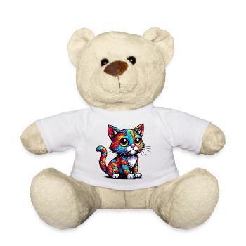 Chat - Nounours - blanc - Devant