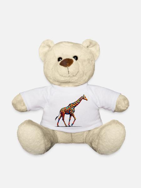 Giraffe - Teddy - Weiß