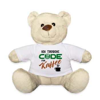 Code de développeur de logiciels programmeurs - Nounours - blanc - Devant