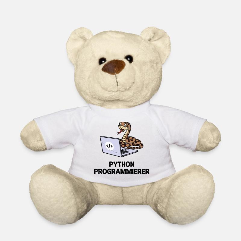 Déclaration du développeur de code informatique du programmeur - Nounours - blanc