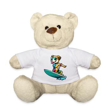 Copain de surf des vagues - Nounours - blanc - Devant