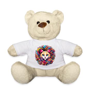 Katze - Teddy - Weiß - Vorne