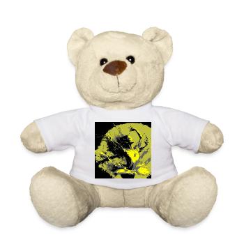 Neoexpressionistischer Tanz voller Farben - Teddy - Weiß - Vorne