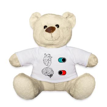 Nocturnal Crescent Duo - Teddy Bear - white - Front