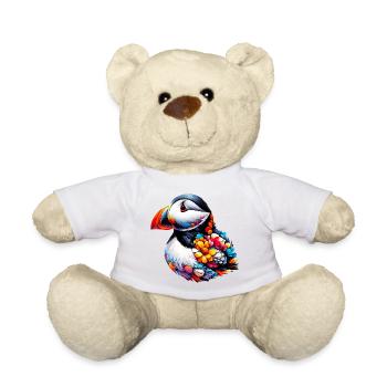Puffin - Teddy Bear - white - Front
