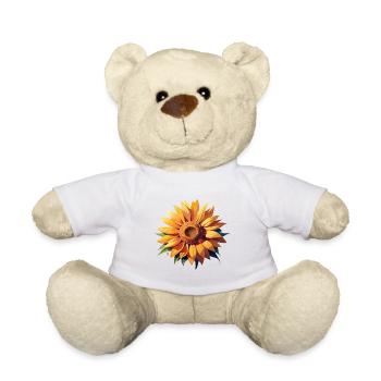 Solar Sunflower Summer - Teddy Bear - white - Front
