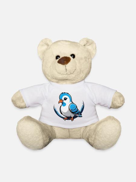 Little Dove Charm - Teddy - Weiß