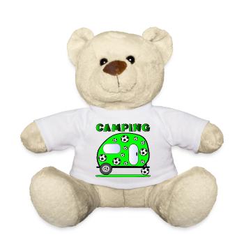 CAMPING MIT KINDERN - FUSSBALL - Teddy - Weiß - Vorne
