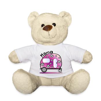 CAMPING - MAMA FUßBALL - Teddy - Weiß - Vorne