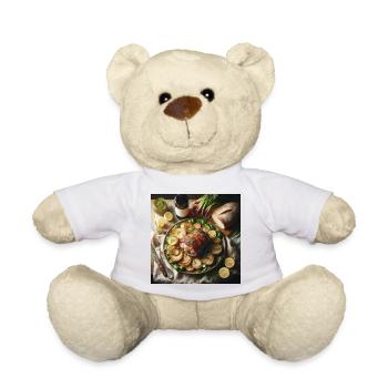 Épaule de porc fanes de navet - Nounours - blanc - Devant