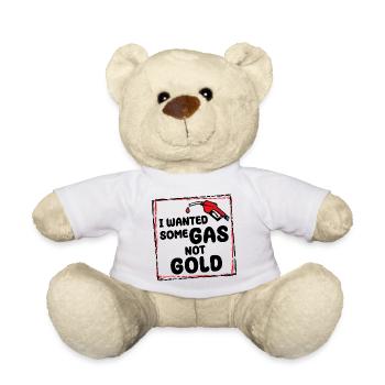 Tanken Tankstelle Benzin Zapfsäule Statement - Teddy - Weiß - Vorne