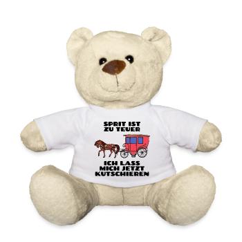 Tankstelle Benzin Diesel Tanken Statement Energie - Teddy - Weiß - Vorne