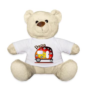 CAMPING DEUTSCHLAND - FUßBALL PAPA - Teddy - Weiß - Vorne
