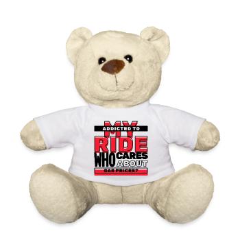 Tankstelle Benzin Tanken Statement Antrieb Strom - Teddy - Weiß - Vorne