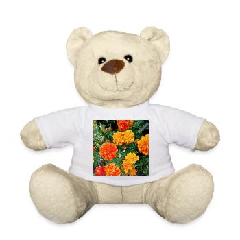 Blooming Garden – Colourful Atmosphere - Teddy Bear - white - Front