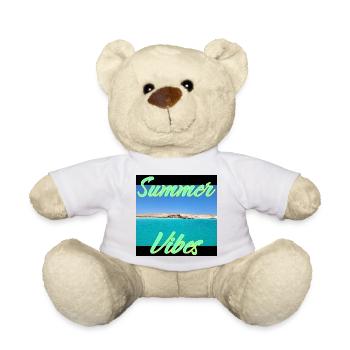 Sommer Vibes am Küstenmeer - Teddy - Weiß - Vorne