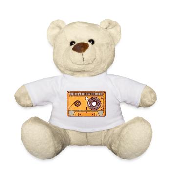 1986 Vintage - Teddy Bear - white - Front