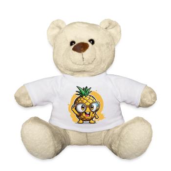 Kleine Ananas - Teddy - Weiß - Vorne