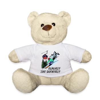 Berg Statement Schifahrer Skifahrer Wintersport - Teddy - Weiß - Vorne