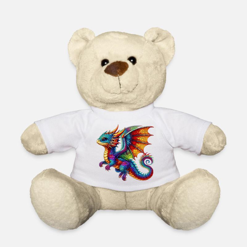 Dragon - Nounours - blanc