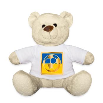 UKRAINE FUßBALLER FUßBALL - Teddy - Weiß - Vorne