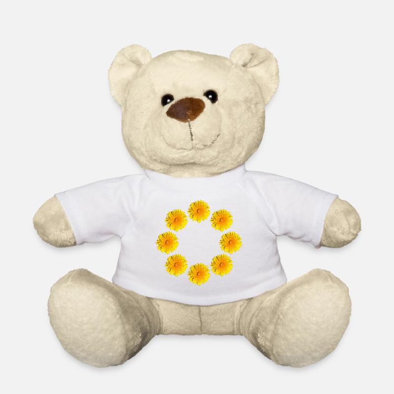 DANDELIONS III - Teddy Bear - white