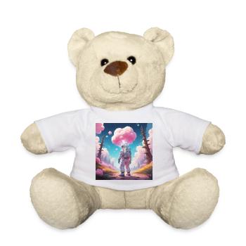 Astronaute sur la planète de rêve - Nounours - blanc - Devant
