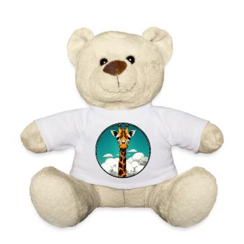 Girafe - Nounours - blanc - Devant