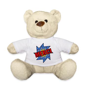 MISTRESS. THANK YOU. THANK YOU MISTRESS - Teddy Bear - white - Front