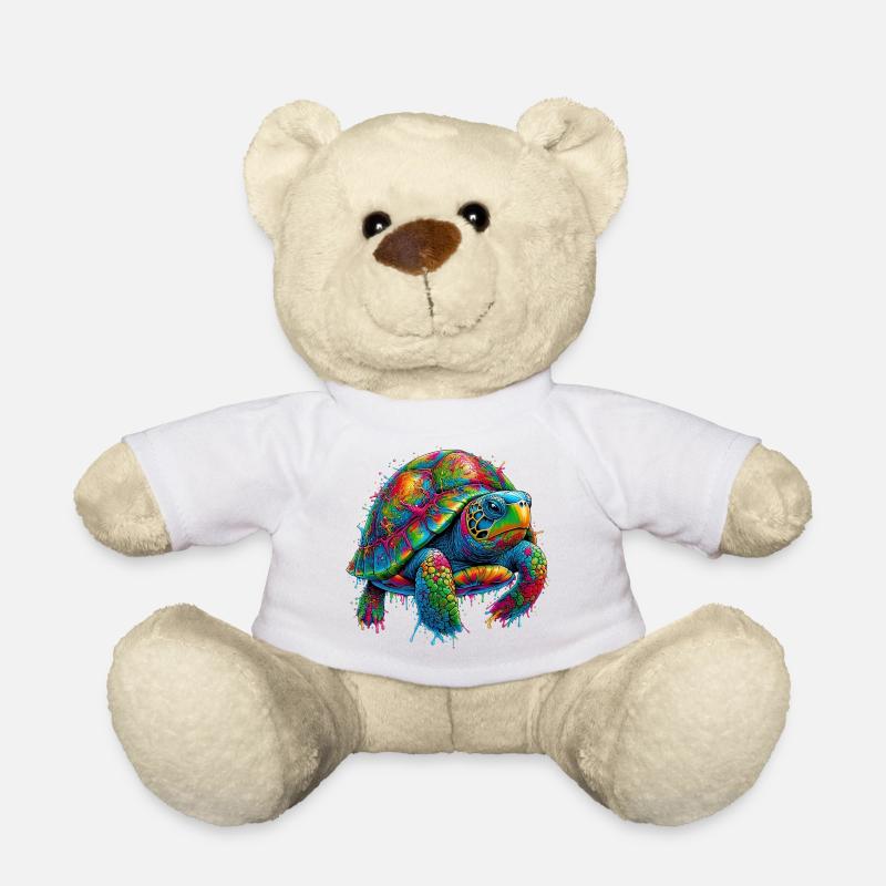 Schildkröte - Teddy - Weiß
