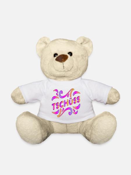 ABSCHIED TSCHÜSS - Teddy - Weiß