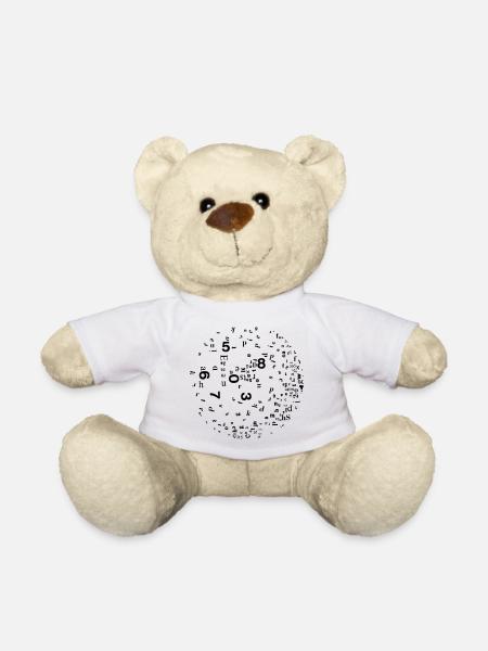 Zahlen und Buchstaben - Teddy - Weiß
