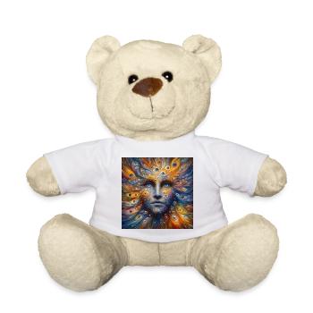 Gesicht aus Augen - Teddy - Weiß - Vorne