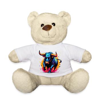 Stier - Teddy - Weiß - Vorne